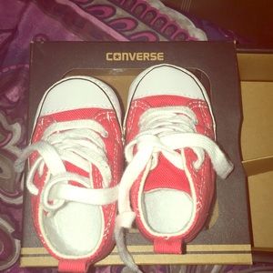 Infant red converse